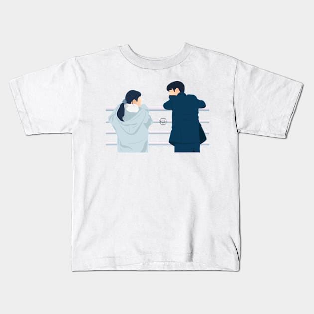 Twenty-Five, Twenty-One Korean Drama Kids T-Shirt by ayshatazin